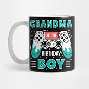 grandma Of The Birthday Boy Video Game B-day Gift For Boys Kids Mug